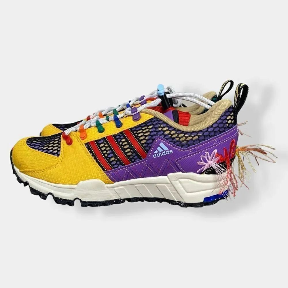 Adidas x Sean Wotherspoon EQT Support 93 Bold Gold/ Purple GX3893 Mens size 5